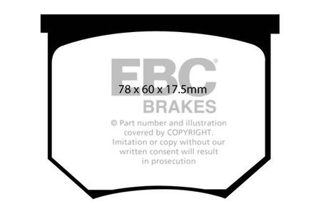DP5035NDX - Sada brzdových destiček Série BLUESTUFF NDX EBC Brakes