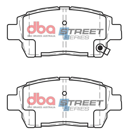 Přední brzdové destičky DBA Brake Pads Street Series Ceramic - DB1422SS TOYOTA Celica ZZT230 MR2 Mk3 Prius NHW11 Will ZZE127 ZZE129 Yaris XP10 NCP10 JT NCP13 NLP10 SCP10 SCP12 VNK Verso