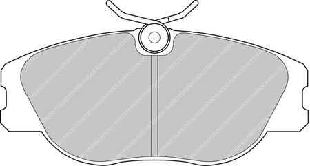 Přední brzdová destička Ferodo Racing DS2500 FCP565H ALFA ROMEO 155 164 90 GTV SPIDER 916 CITROEN FIAT Coupe FA/175 Croma Scudo Tempra Tipo TIPO 160 Ulysse LANCIA Dedra Delta DELTA I 831 Kappa Thema Zeta PEUGEOT 306 806 Expert RENAULT Laguna Megane 