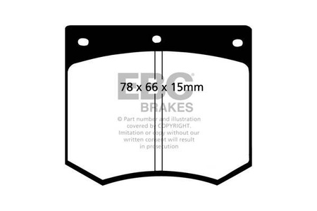DP291 - Sada brzdových destiček Série ULTIMAX2 EBC Brakes
