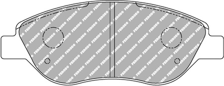 Přední brzdová destička Ferodo Racing DS3.12 FCP1468G ALFA ROMEO MITO 955 MiTo 955 FIAT Bravo II 198 STILO 192 LANCIA DELTA III 844 