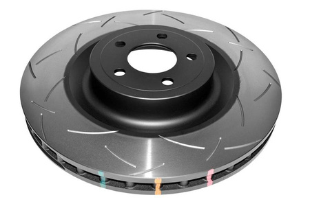 Přední brzdový kotouč DBA 4000 série - T3 - DBA42166S + Přední brzdové destičky DBA Brzdové destičky Xtreme Performance Hawk HB805x.615 - DB9021XP + HEL pletená brzdová vedení Ford Mustang 6. generace