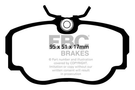 DP779 - Sada brzdových destiček Série ULTIMAX2 EBC Brakes
