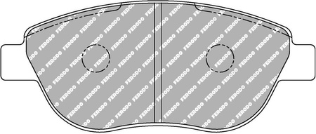Přední brzdová destička Ferodo Racing DS2500 FCP1467H ABARTH 500 / 595 695 312 500C 595C 695C CITROEN Xsara Picasso N68 FIAT 500L Grande Punto Punto 199 Idea STILO 192 Multi Wagon LANCIA MUSA 350 OPEL CORSA D PEUGEOT 206 307 307