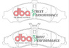 Přední brzdové destičky DBA Brake Pads Street Performance Hawk HB460x.580 - DB1331SP CHEVROLET M.East S.Africa HOLDEN Aust NZ OPEL Monaro VAUXHALL