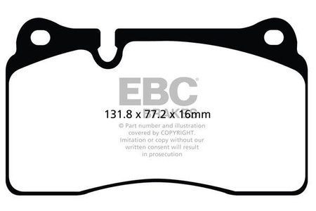 DP82070RPX - Sada závodních brzdových destiček Série RP-X Racing EBC Brakes