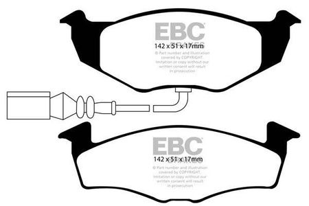 DP1498 - Sada brzdových destiček Série ULTIMAX2 EBC Brakes