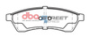 Zadní DBA brzdové destičky Street Series Ceramic - DB1689SS