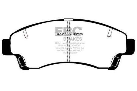 DP1189 - Sada brzdových destiček Série ULTIMAX2 EBC Brakes