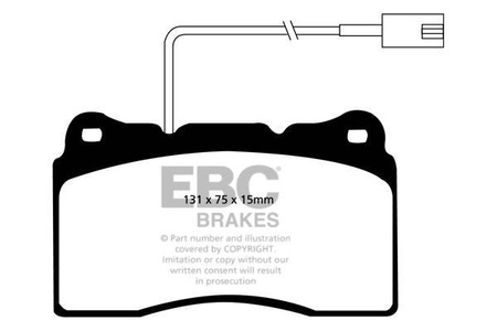 DP51540NDX - Sada brzdových destiček Série BLUESTUFF NDX EBC Brakes
