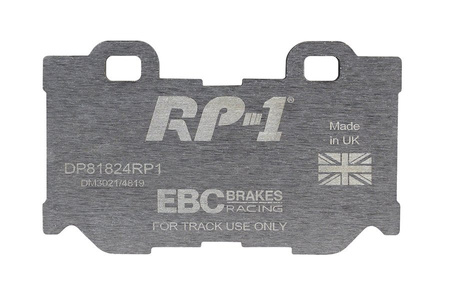 DP81824RP1 - Sada závodních brzdových destiček Série RP-1 Racing EBC Brakes