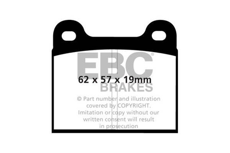 DP185 - Sada brzdových destiček Série ULTIMAX2 EBC Brakes