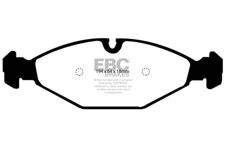 DP1009 - Sada brzdových destiček Série ULTIMAX2 EBC Brakes