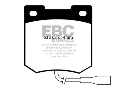 DP353 - Sada brzdových destiček Série ULTIMAX2 EBC Brakes