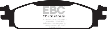 DP1825 - Sada brzdových destiček Série ULTIMAX2 EBC Brakes