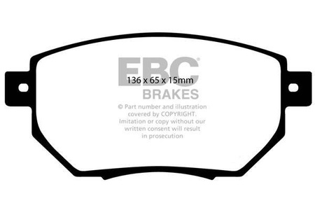 DP1659 - Sada brzdových destiček Série ULTIMAX2 EBC Brakes