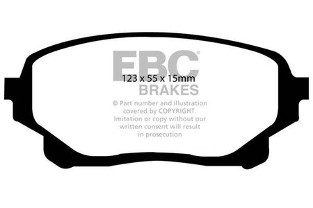 DP1756 - Sada brzdových destiček Série ULTIMAX2 EBC Brakes
