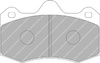 Přední brzdová destička Ferodo Racing DS3000 FRP3083R LOTUS Evora EXIGE MCLAREN 570 GT S 650 LT MP4 RENAULT Clio II SEAT Ibiza IV 6L1,