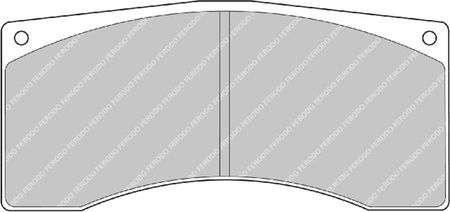 Přední brzdová destička Ferodo Racing DSUNO FRP1077Z CITROEN C3 DS3 R5 FERRARI 360 FORD Fiesta GINETTA G55 PEUGEOT 206 208 SKODA Fabia SUZUKI Swift TOYOTA GT-86 VOLKSWAGEN Polo,