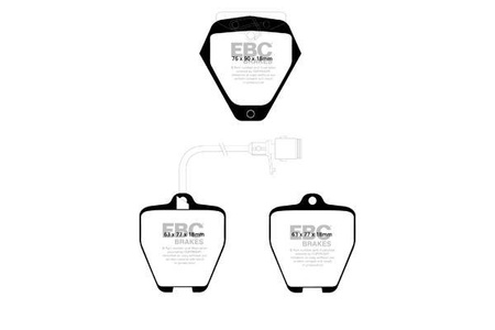 DP31012C - Sada brzdových destiček Série REDSTUFF EBC Brakes