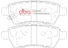 Zadní brzdové destičky DBA Brake Pads Xtreme Performance Hawk HB619x.626 - DB1919XP NISSAN Pathfinder