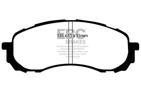 DP1492 - Sada brzdových destiček Série ULTIMAX2 EBC Brakes