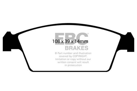 DP1301 - Sada brzdových destiček Série ULTIMAX2 EBC Brakes