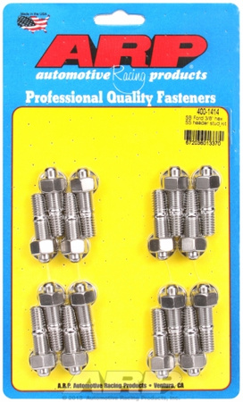 Sady čepů pro záhlaví ARP 400-1414 "SB Ford 3/8"" hex SS header stud kit" Ford Small Block