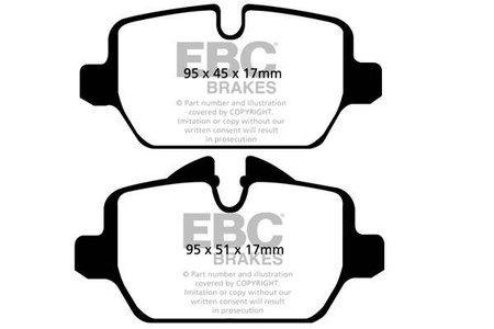 DP41576R - Sada brzdových destiček Série YELLOWSTUFF EBC Brakes