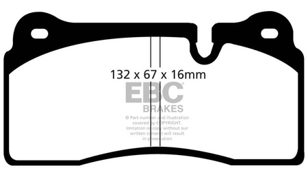 DP91127 - Sada brzdových destiček Série ORANGESTUFF EBC Brakes