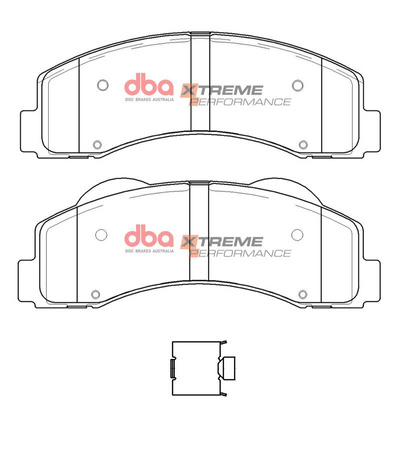 Přední brzdové destičky DBA Brake Pads Xtreme Performance - DB15121XP FORD F-150