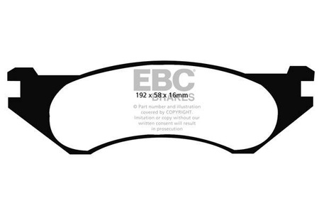 DP1306 - Sada brzdových destiček Série ULTIMAX2 EBC Brakes