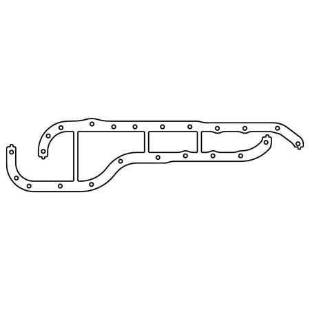 Těsnění hlavy Cometic OIL PAN RAIL GASKETS .060" AFM