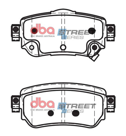 Zadní brzdové destičky DBA Brake Pads Street Series Ceramic - DB2357SS NISSAN Leaf Qashqai J11 X-Trail 5 Seat 7 RENAULT Kadjar Koleos 2