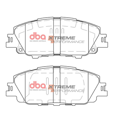 Přední brzdové destičky DBA Brzdové destičky Xtreme Performance - DB15079XP
