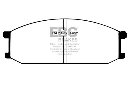 DP446 - Sada brzdových destiček Série ULTIMAX2 EBC Brakes