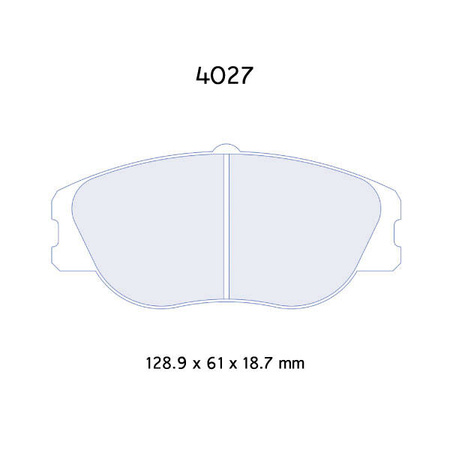 Brzdové destičky Carbone Lorraine RC5 - Alfa Romeo 155 2,5 V6 (92-95)