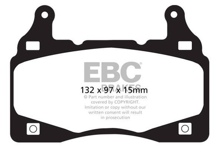 DP31895C - Sada brzdových destiček Série REDSTUFF EBC Brakes