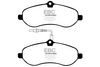 DP1970 - Sada brzdových destiček Série ULTIMAX2 EBC Brakes