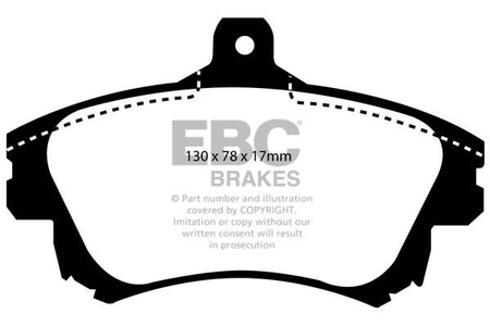 DP1139 - Sada brzdových destiček Série ULTIMAX2 EBC Brakes