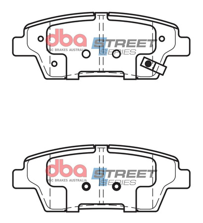 Zadní brzdové destičky DBA Brake Pads Street Series Ceramic - DB15022SS HYUNDAI Equus Genesis BH Coupe DH Grand Sante Fe Santa KIA Sorento Stinger