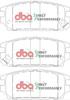 Zadní brzdové destičky DBA Brake Pads Street Performance Hawk HB673x.602 - DB1238SP MITSUBISHI Aust NZ Chariot Galant Legnum Sigma Space Wagon