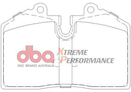 Zadní brzdové destičky DBA Brake Pads Xtreme Performance - DB1356XP FORD Puma Racing ARIEL Atom AUDI RS2 8C HOLDEN Aust NZ HSV GTS MG XPOWER SV QVALE Mangusta