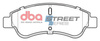 Přední brzdové destičky DBA Brake Pads Street Series Ceramic - DB1923SS CITROEN Berlingo First Multispace C-Elysee C2 C3 Aircross Picasso C4 Cactus DS3 Xsara Enterprise Estate DS OPEL Corsa F Corsa-E Crossland X PEUGEOT 1007 2008 SUV Mk2 206 206CC 207
