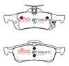Zadní brzdové destičky DBA Brake Pads Street Series Ceramic - DB2309SS HONDA Civic 9th Gen FK FK2 Tourer