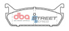 Zadní brzdové destičky DBA Brake Pads Street Series Ceramic - DB1180SS DAIHATSU Applause MAZDA 323 AZ-3 MX5 Mk1 NA SUZUKI Baleno