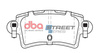 Zadní brzdové destičky DBA Brake Pads Street Series Semi-metallic - DB1964SS NISSAN Interstar OPEL Movano RENAULT Master VAUXHALL