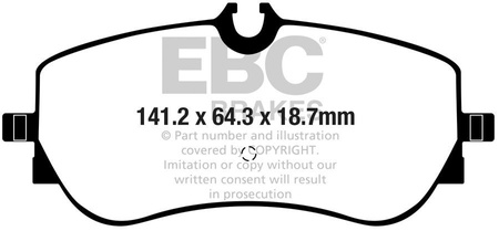 DPX2364 - Sada brzdových destiček Série ULTIMAX2 EBC Brakes