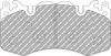Přední brzdová destička Ferodo Racing DS2500 FCP4379H LAND ROVER Range Rover III IV LG LW LW