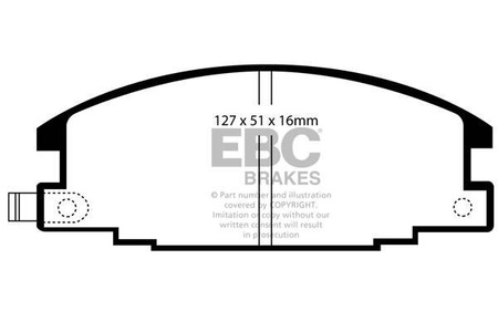 DP6746 - Sada brzdových destiček Série GREENSTUFF EBC Brakes